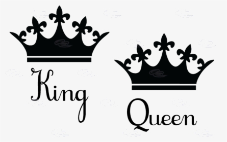 Queen Crown Silhouette At Getdrawings King Crowns Transparent - Drawing King And Queen Crowns, HD Png Download, Free Download