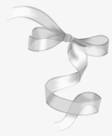Silver Ribbon Png Format , Png Download - Silver Ribbon Bow Png, Transparent Png, Free Download