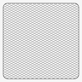 Printable Isometric Graph Paper Grid - Graph Paper, HD Png Download, Free Download