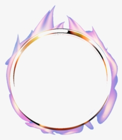 #freetoedit #magicmirror #frame #round #magic #circle - Transparent Purple Flame Circle, HD Png Download, Free Download