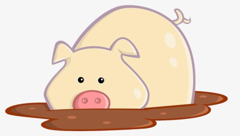 Pig Mud Scalable Vector Graphics Clip Art - Scalable Vector Graphics, HD Png Download, Free Download