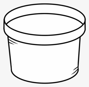 Black And White Clipart Pot Png - Clip Art, Transparent Png, Free Download