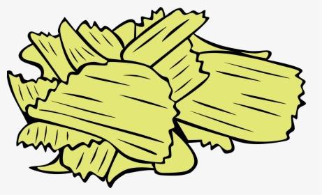 Fast Food, Snack, Potato Chips Clip Arts - Potato Chips Clip Art, HD Png Download, Free Download