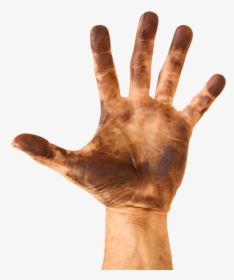 Hand, Fingers, Finger, Footprints, Dirty, Mud, Fat - Dirty Hands, HD Png Download, Free Download