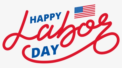 Happy Labor Day Text With American Flag - Happy Indian Air Force Day 2019, HD Png Download, Free Download