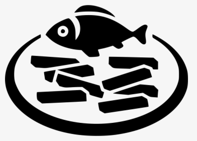 Fish And Chips - Fish And Chips Icon Png, Transparent Png, Free Download