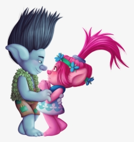 Branch, Poppy, And Trolls Image - Trolls Branch And Poppy, HD Png Download, Free Download