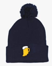 Drink Navy Pom Beanie"  Data-large Image="//cdn - Beanie, HD Png Download, Free Download