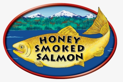 Presented By Honey Smoked Salmon - Honey Smoked Salmon Label, HD Png Download, Free Download