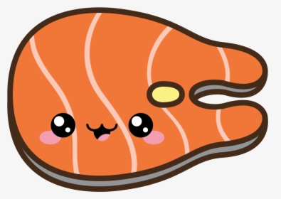 Cute Bbq Salmon - Cute Salmon Png, Transparent Png, Free Download