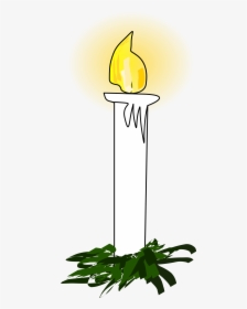 Christmas Light Clip Arts - Clip Art Candle Baptism, HD Png Download, Free Download