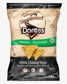 Simply Doritos® White Cheddar Tortilla Chips - Tostitos Organic, HD Png Download, Free Download