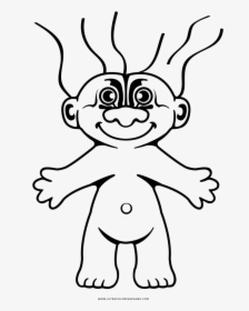 Good Luck Trolls Drawing, HD Png Download, Free Download