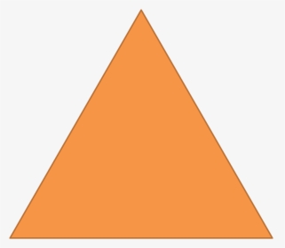 Orange Triangle Clipart , Png Download - Orange Triangle, Transparent Png, Free Download