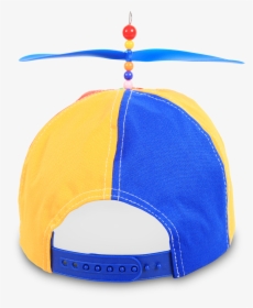 Propeller Beanie Png - Blue And Yellow Propeller Hat, Transparent Png, Free Download