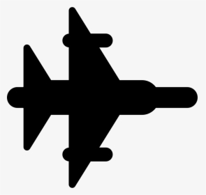 Fighter Jet Silhouette - Ladaku Viman Black And White, HD Png Download, Free Download