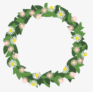 Flower Wreath, Rim, Präskrage, Flowers - Floral Bingkai Lingkaran Bunga Png, Transparent Png, Free Download