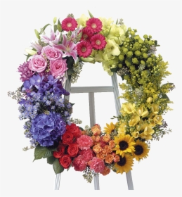 Flower Wreath Png, Transparent Png, Free Download