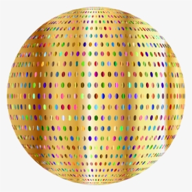 Gold Polka Dots Sphere Clip Arts - Polka Dot, HD Png Download, Free Download