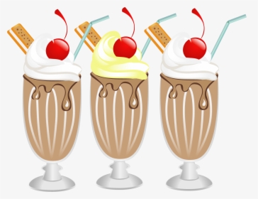 Milkshake,frozen Dessert,food,drink,clip Art,dessert,ice - Transparent Milkshakes Clipart, HD Png Download, Free Download