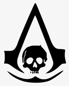 Logo Assassins Creed Black Flag - Assassins Creed 4 Logo, HD Png Download, Free Download