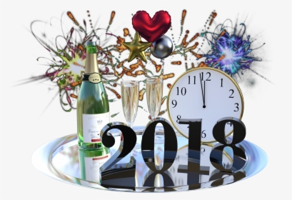 Transparent Happy New Year 2017 Png - New Year 2018 Background Png, Png Download, Free Download