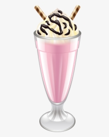 Ice Cream Clip Art - Milkshake Clipart Png, Transparent Png, Free Download