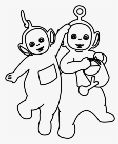 Coloring Pages Coloring Pages Teletubbies Book Download - Teletubbies Colour In Page, HD Png Download, Free Download