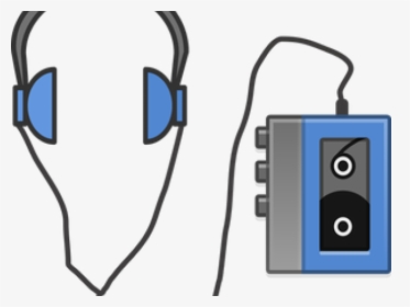 Radio Clipart Tape Player - Cassette Player Clipart, HD Png Download, Free Download