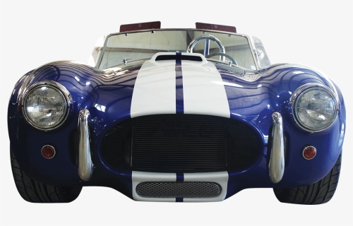 Front View Of Blue Gt-427 Roadster - Vintage Car Png Hd Blue, Transparent Png, Free Download