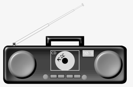 Cassette Tape Clipart Boombox - Background Cd Transparent, HD Png Download, Free Download