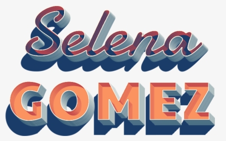 Selena Gomez Name Logo Png - Graphic Design, Transparent Png, Free Download