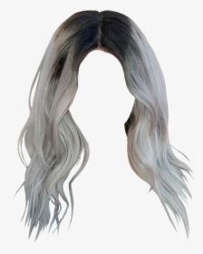 Gray Hair Wig Transparent, HD Png Download, Free Download