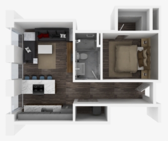 S124 Typica Unit Type 4 Plans Floor 2 5 Scene - Floor Plan, HD Png Download, Free Download