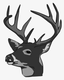 Transparent Deer Head Silhouette Png - Deer Clipart Head, Png Download, Free Download