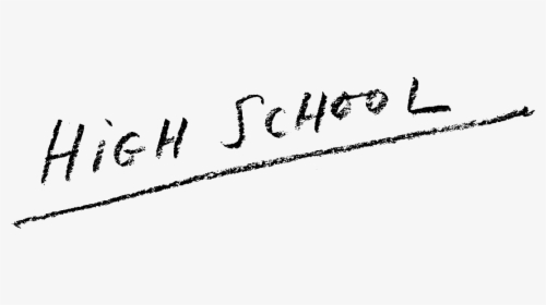High School - High School Text, HD Png Download, Free Download