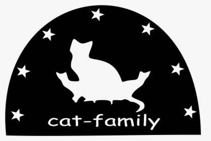 Cat Family Silhouette Clip Arts - Happy Sugar Life Anime, HD Png Download, Free Download