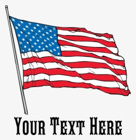 Custom Us Flag Design Banner - Flag Of The United States, HD Png Download, Free Download