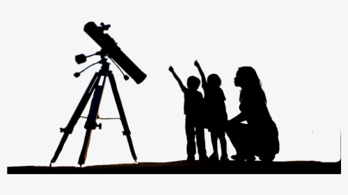 #family #silhouette #freetoedit - Child Stargazing, HD Png Download, Free Download