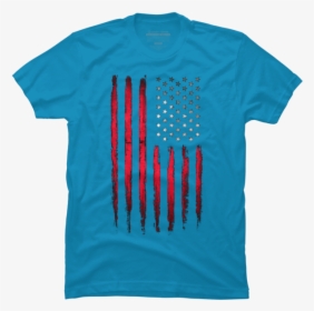 American Stars And Stripes Flag Grunge - Active Shirt, HD Png Download, Free Download