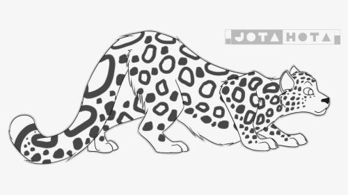 X Marks The Spot Lineart - Snow Leopard Base Transparent, HD Png Download, Free Download