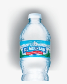Bottled Ice Mountain Brand Natural Proud Of - Transparent Ice Mountain Water, HD Png Download, Free Download