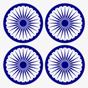 Indian Flag Chakra To Draw , Png Download - Ashoka Chakra Clip Art, Transparent Png, Free Download
