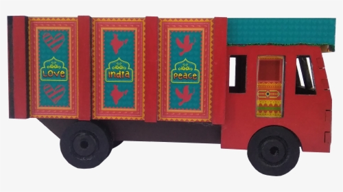 Indian Truck - Cutlery Holder - Push & Pull Toy, HD Png Download, Free Download