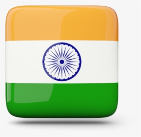 Indian Flag Symbols - India Flag Icon Square, HD Png Download, Free Download