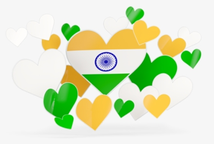 Flying Heart Stickers - Pakistan Flag Heart Png, Transparent Png, Free Download