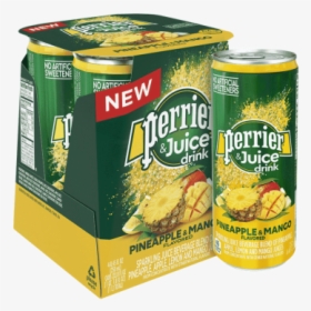 Perrier & Juice Cans Pineapple & Mango, HD Png Download, Free Download