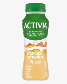 Activia® Mango Carrot Turmeric Flax Seed Probiotic - Probiotic Smoothie, HD Png Download, Free Download