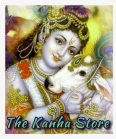 Krishna With Gau Mata, HD Png Download, Free Download