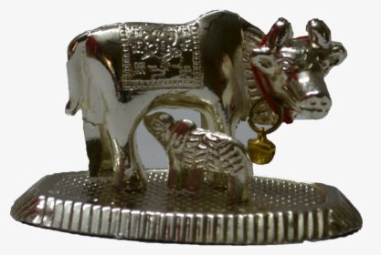Indian Cow With Calf Png - Statue, Transparent Png, Free Download